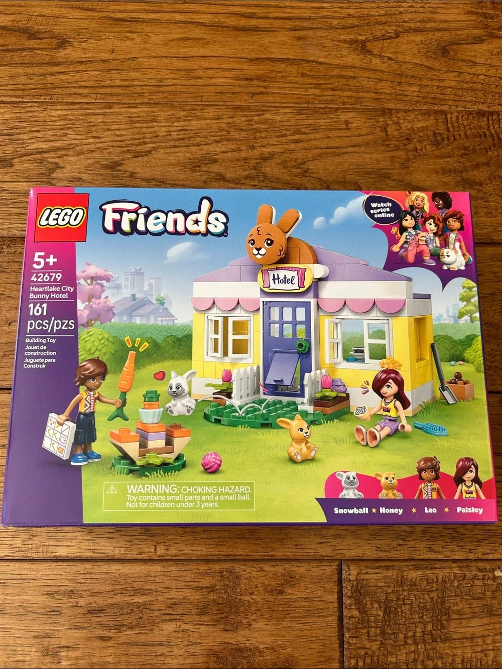 Lego Friends Heartlake City Bunny Hotel Play Set 161 Pieces New Sealed in Box